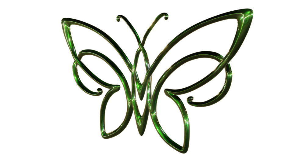 Celtic butterfly d cad model library