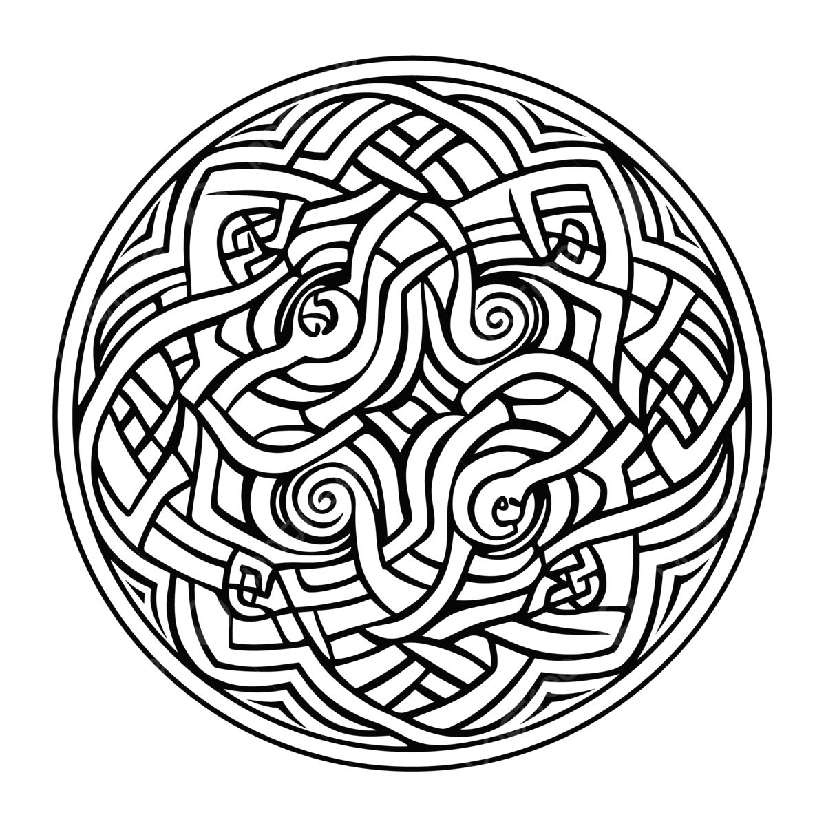 Celtic outline png transparent images free download vector files