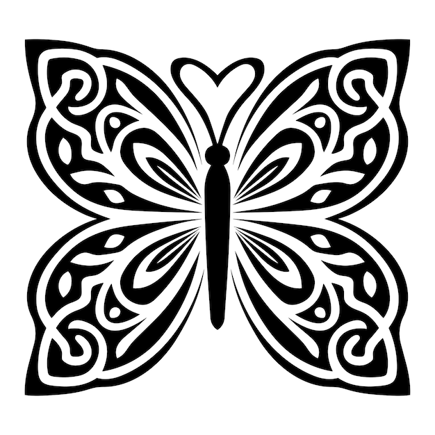 Premium vector butterfly celtic knot