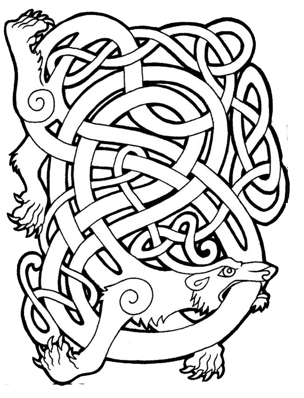 Pin by thierry derfel hemptinne on bears celtic bear celtic art viking art