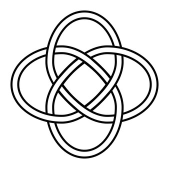 Page knot outline symbol images