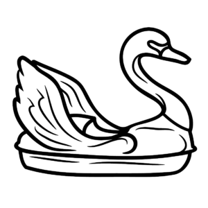 Swan coloring pages printable for free download