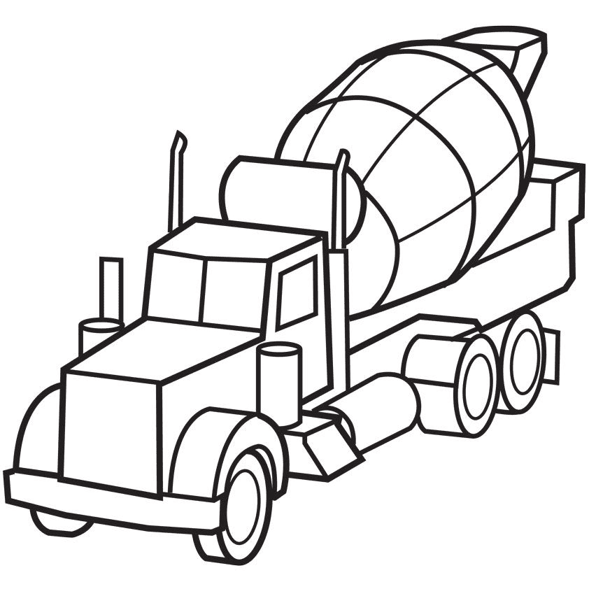 Construction coloring pages printable for free download