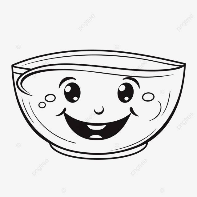 Cartoon face in a bowl outline sketch drawing vector car drawing cartoon drawing owl drawing png and vector with transparent background for free download