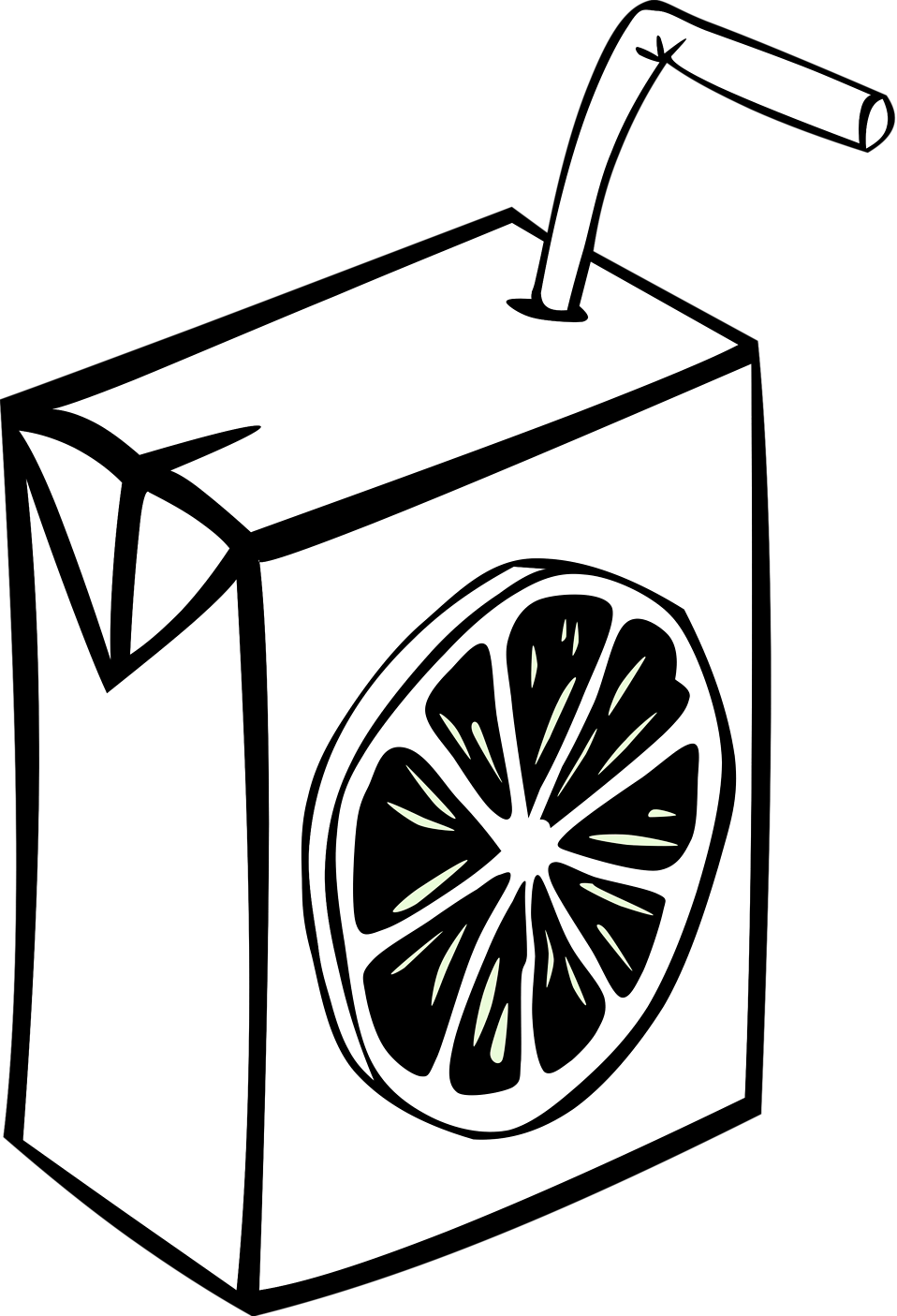 Drink free stock photo illustration of a juice box