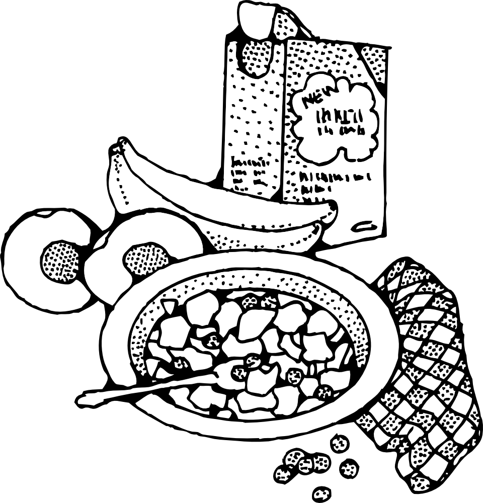 Free cereal clipart black and white download free cereal clipart black and white png images free cliparts on clipart library