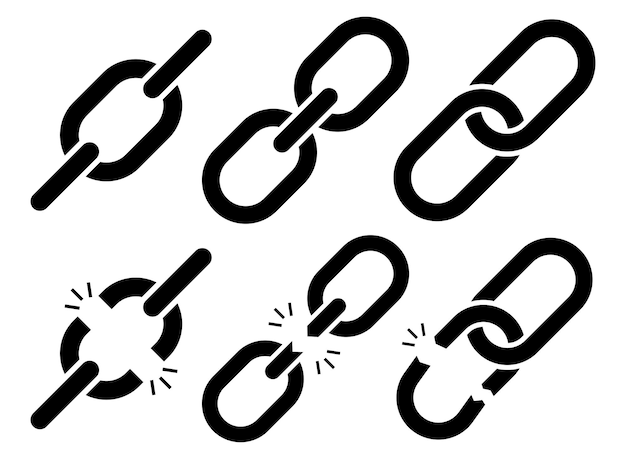 Chain vectors illustrations for free download