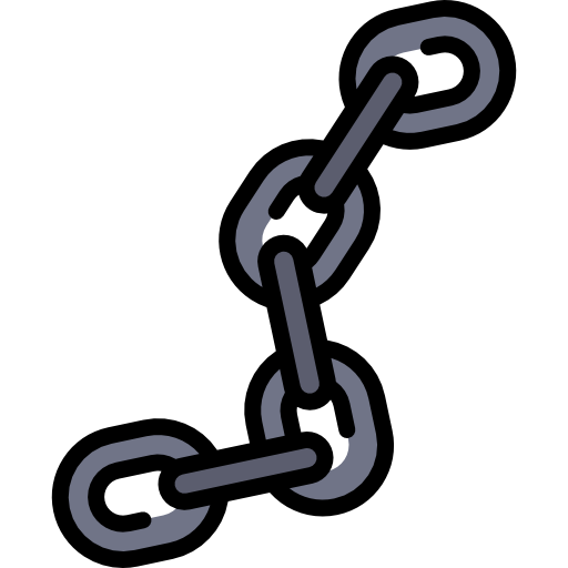 Chains special lineal color icon