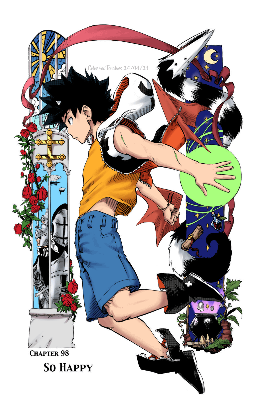Colored this page from ch rchainsawman