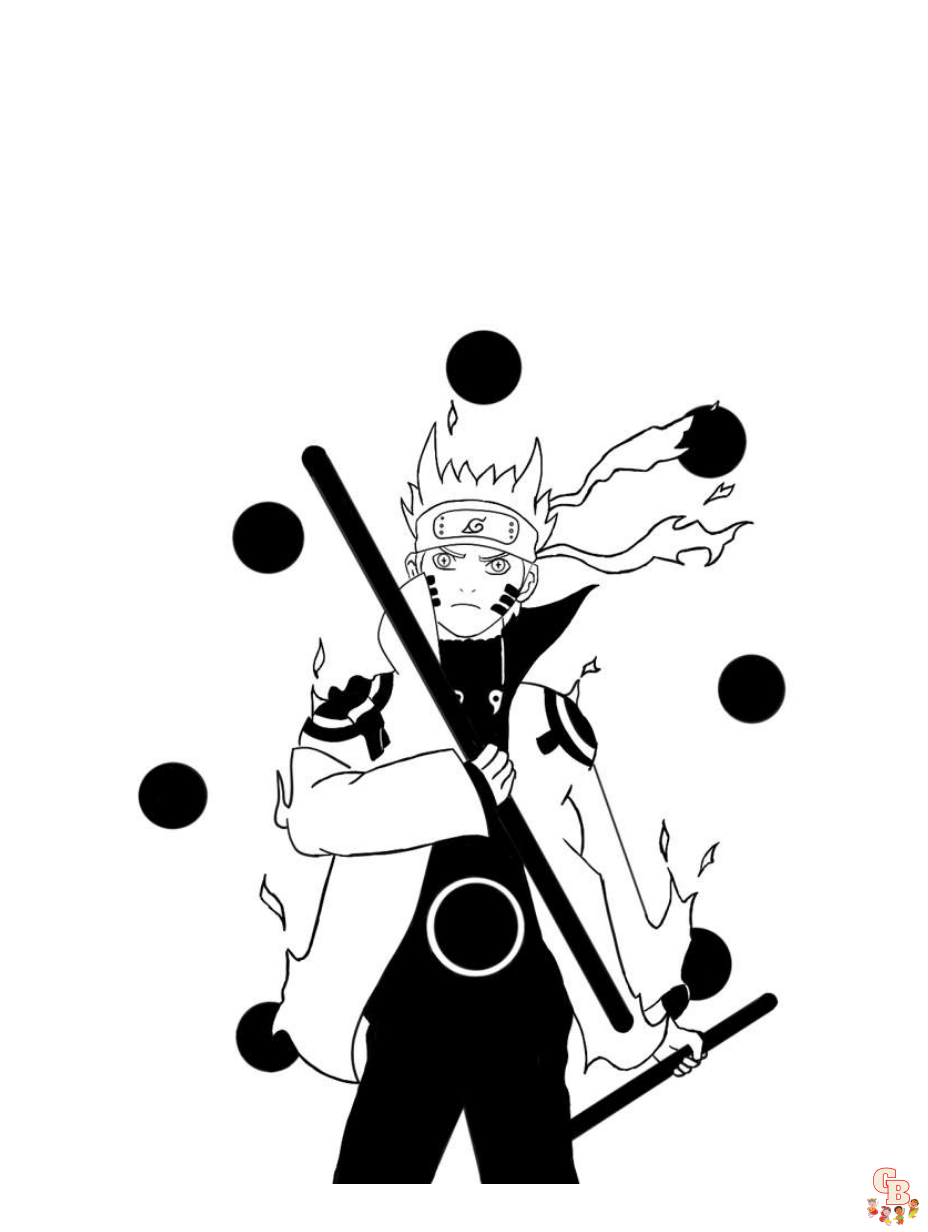 Free naruto coloring pages for kids and adults