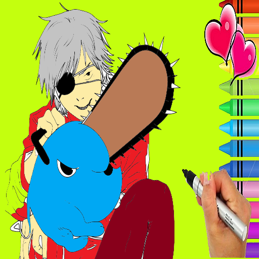 Chainsaw man coloring book