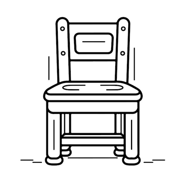 Premium vector sketch hand drawn single line art coloring page line drawing isolated on white background