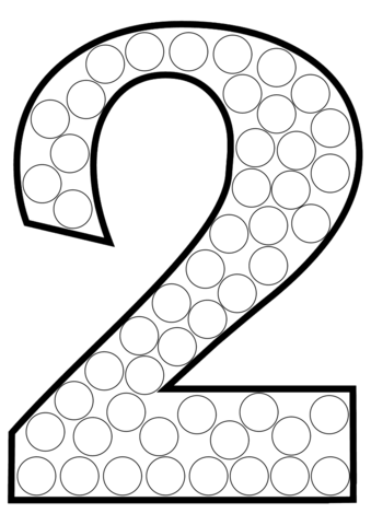 Number dot art coloring page free printable coloring pages