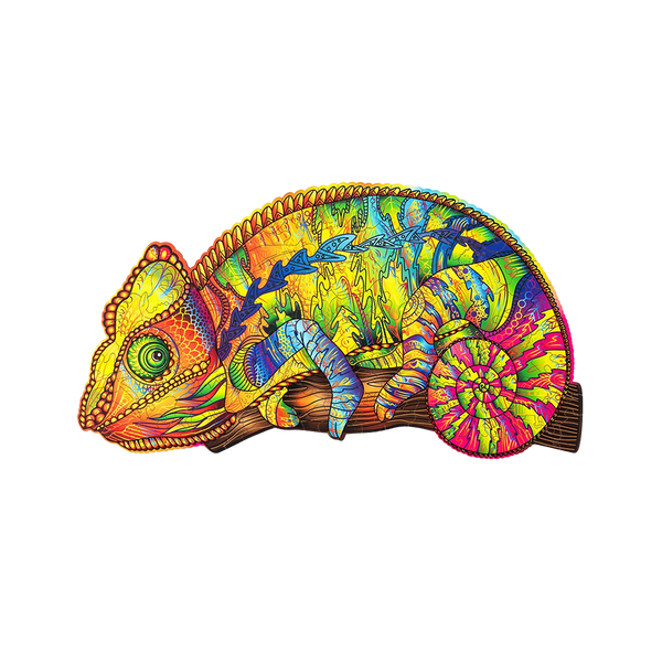 Colorful chameleon wood model kit âï â wood trick