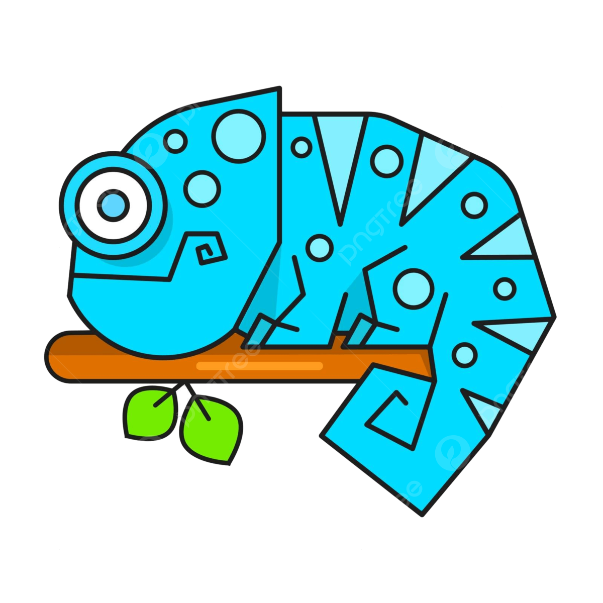 Chameleon coloring book png transparent images free download vector files