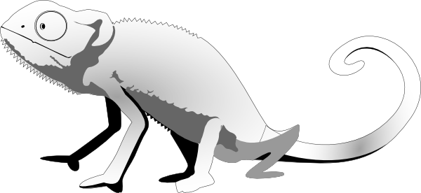 Mlitty gecko clip art at