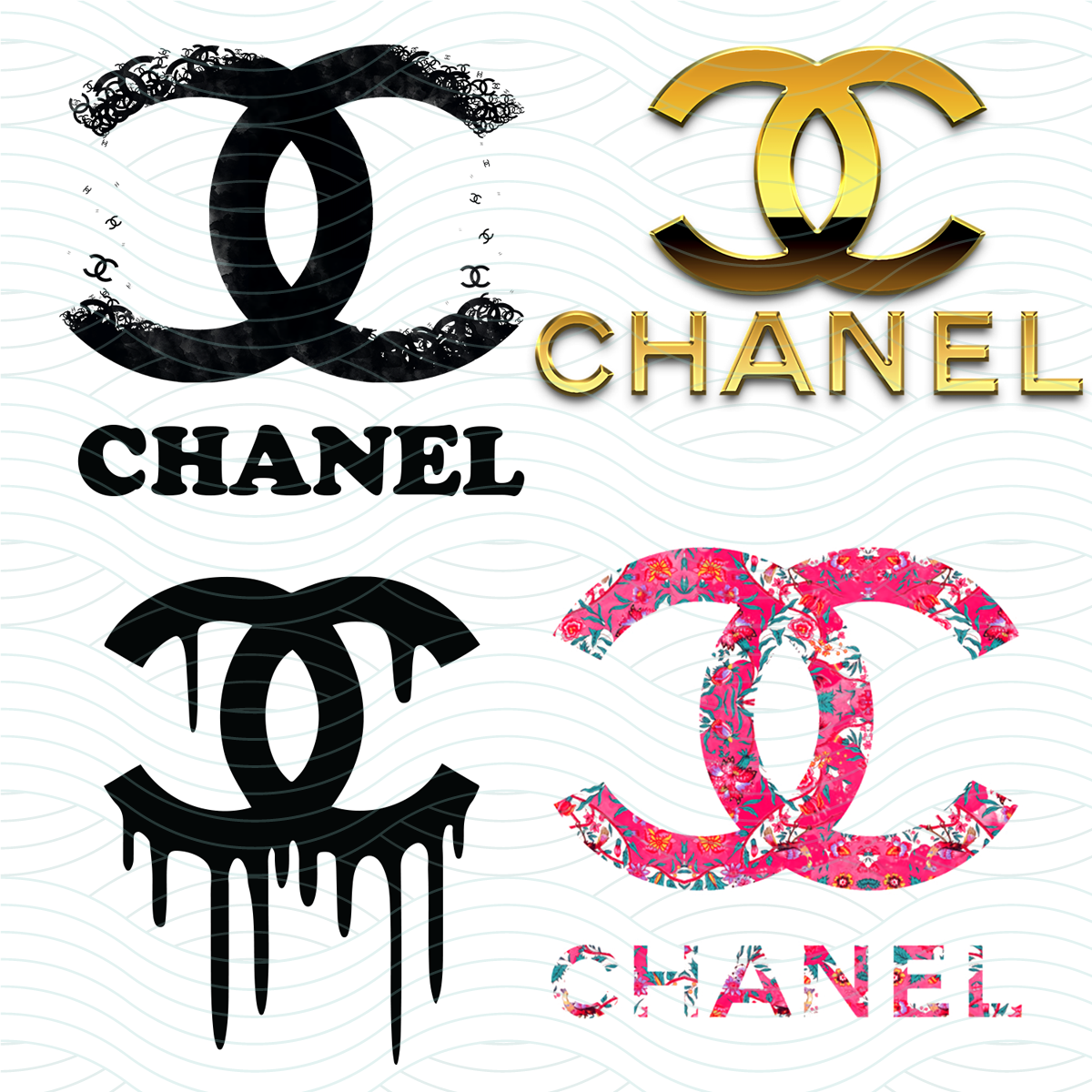 Chanel logos svg bundle trending svg chanel logo svg chan