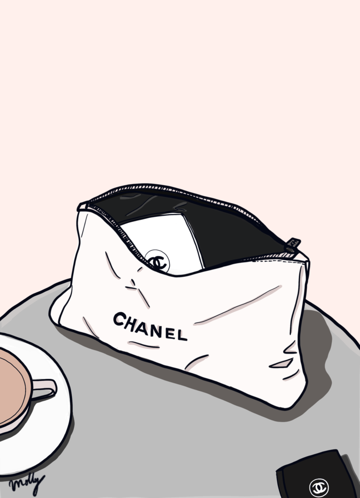 Chanel makeup bag coloring page the coloring room