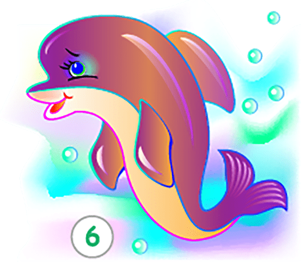 How to draw a dolphin