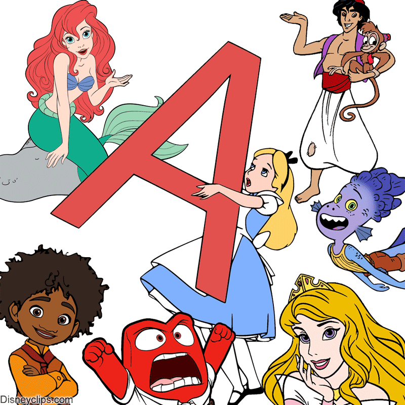 Disney characters that start with a