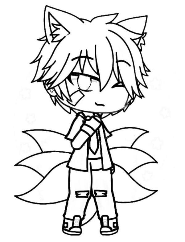 Pin en coloring gacha life