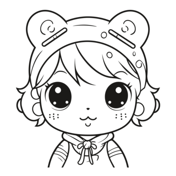 Kawaii cute girl vector art png images free download on