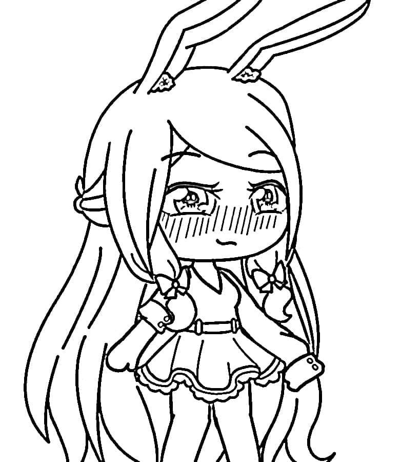 Gacha life coloring pages printable for free download