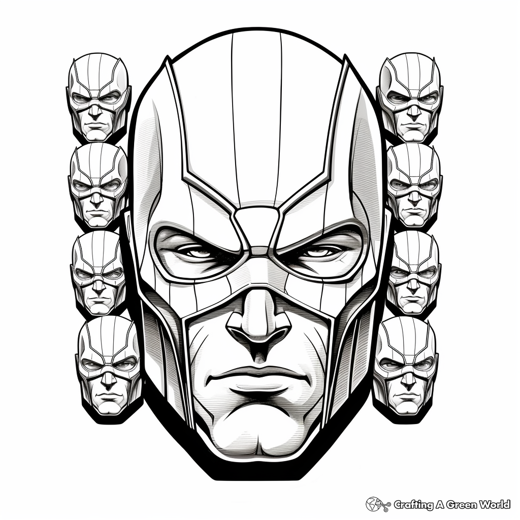 Head coloring pages