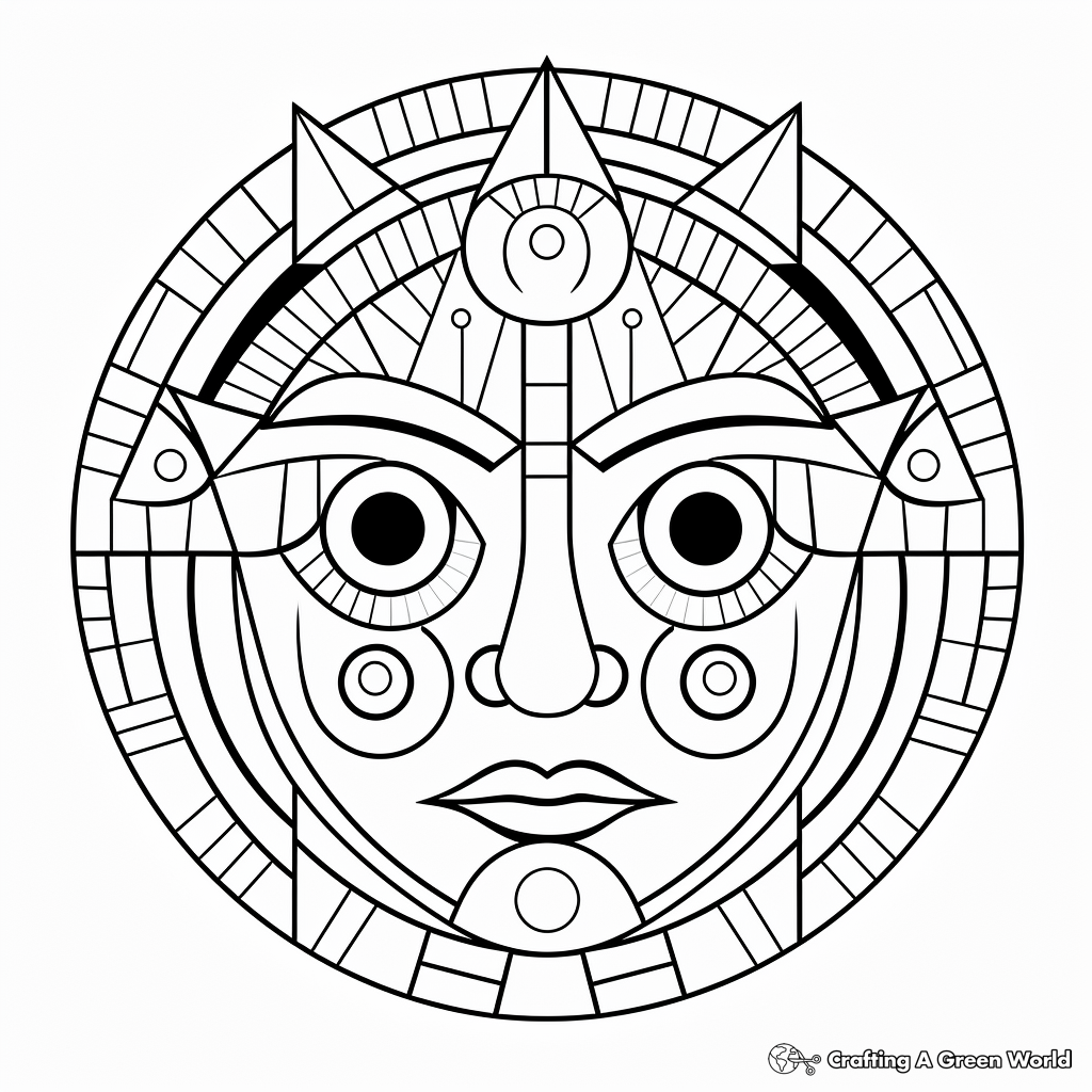 Head coloring pages