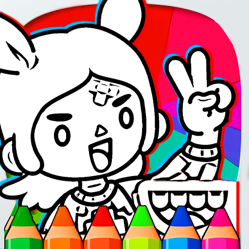 Download toca boca coloring book game on pc emulator
