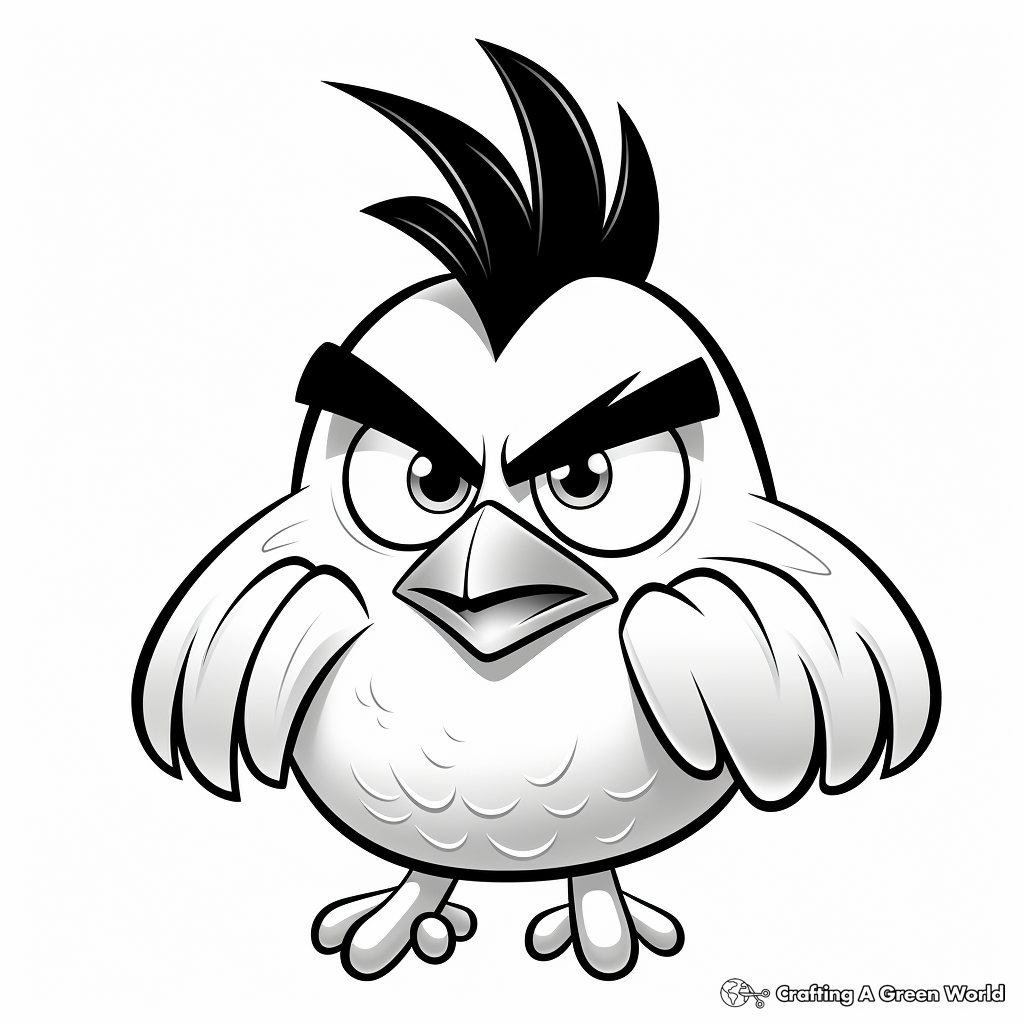 Angry birds coloring pages