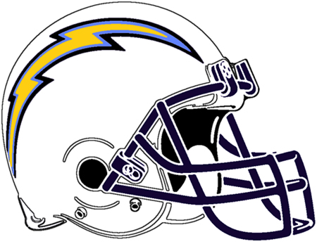 Los angeles chargers helmet logo