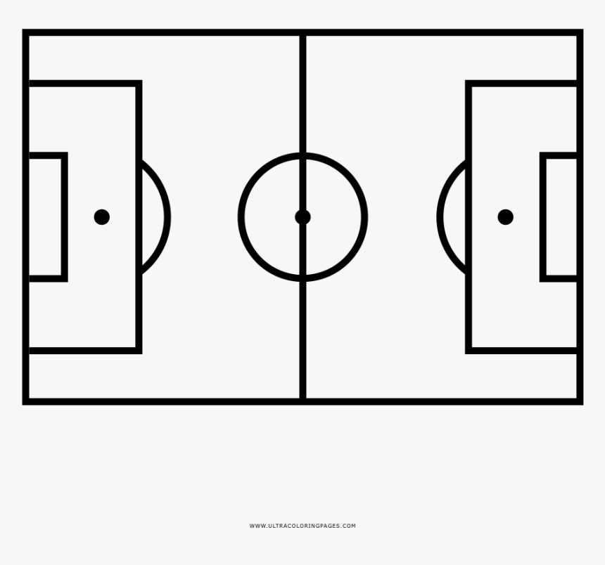 Soccer field coloring page hd png download transparent png image