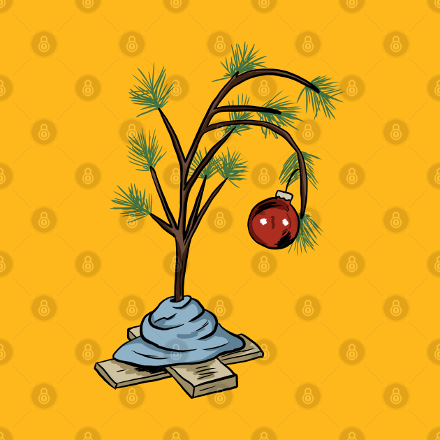 Charlie brown christmas tree svg