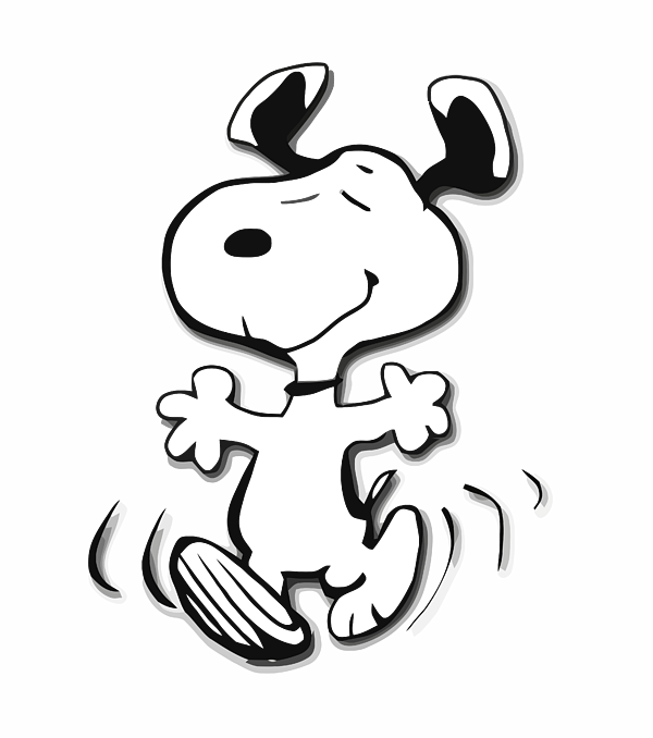 Snoopy happy jigsaw puzzle by louis j marsala