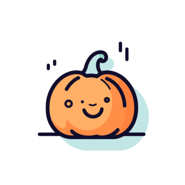 Pumpkin icon with brown outlines on a white background vector a lineal icon depicting silhouette pumpkin outline on white background vector illustration by flat icon and dribbble behance hd png and vector
