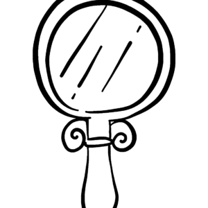 Mirror coloring pages printable for free download