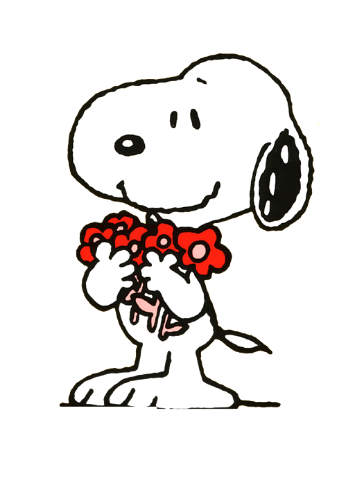 Snoopy flower jigsaw puzzle by reba r cox