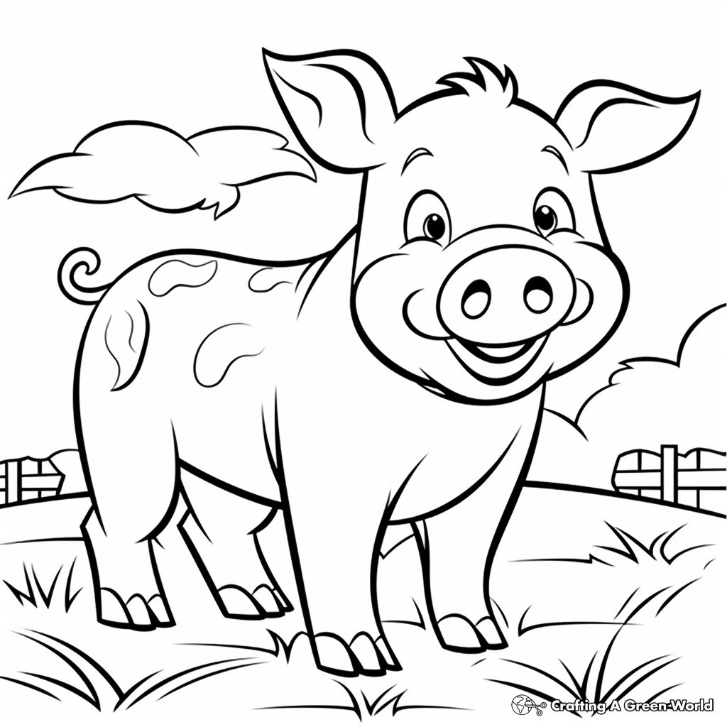 Pig coloring pages