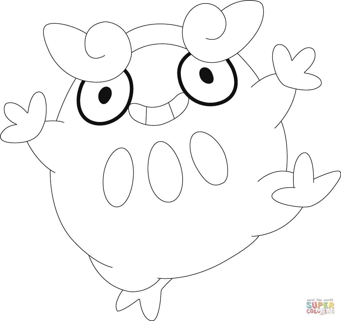 Darumaka pokemon coloring page free printable coloring pages