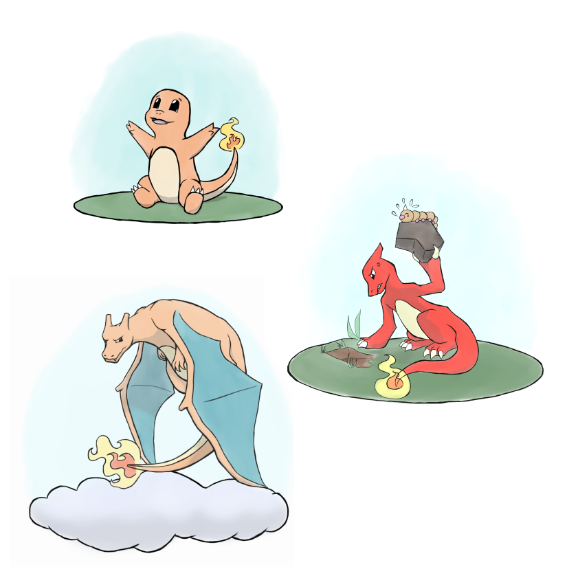 Fanart friday st gen starters â
