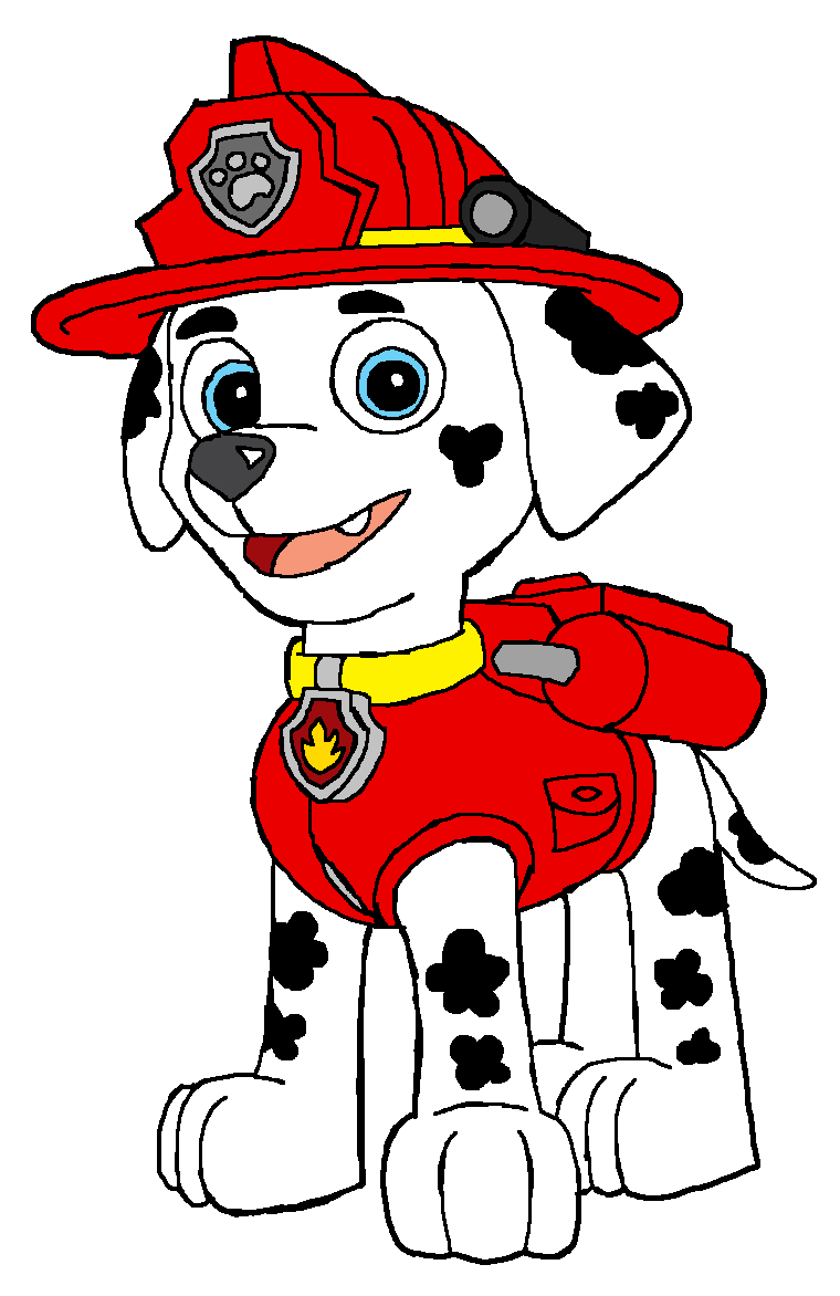 Free coloring pages of paw patrol