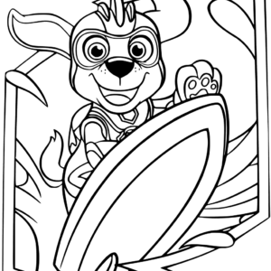 Paw patrol mighty pups coloring pages printable for free download
