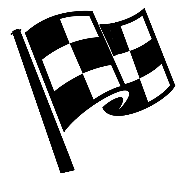 Racing flag icon race checker chequred checkered flag tapestry by tom hill