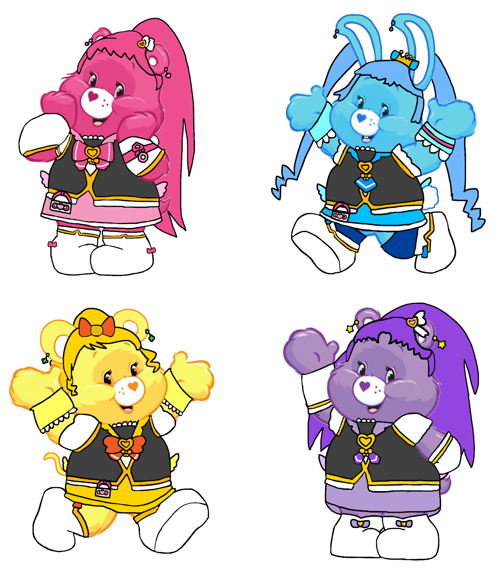 Care bears happiness charge pretty cure by joshuat on