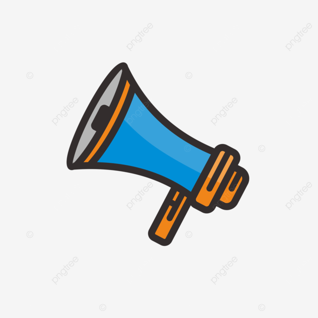 Toa vector or megaphone cute icon and element label toa speaker megaphone png and vector with transparent background for free download