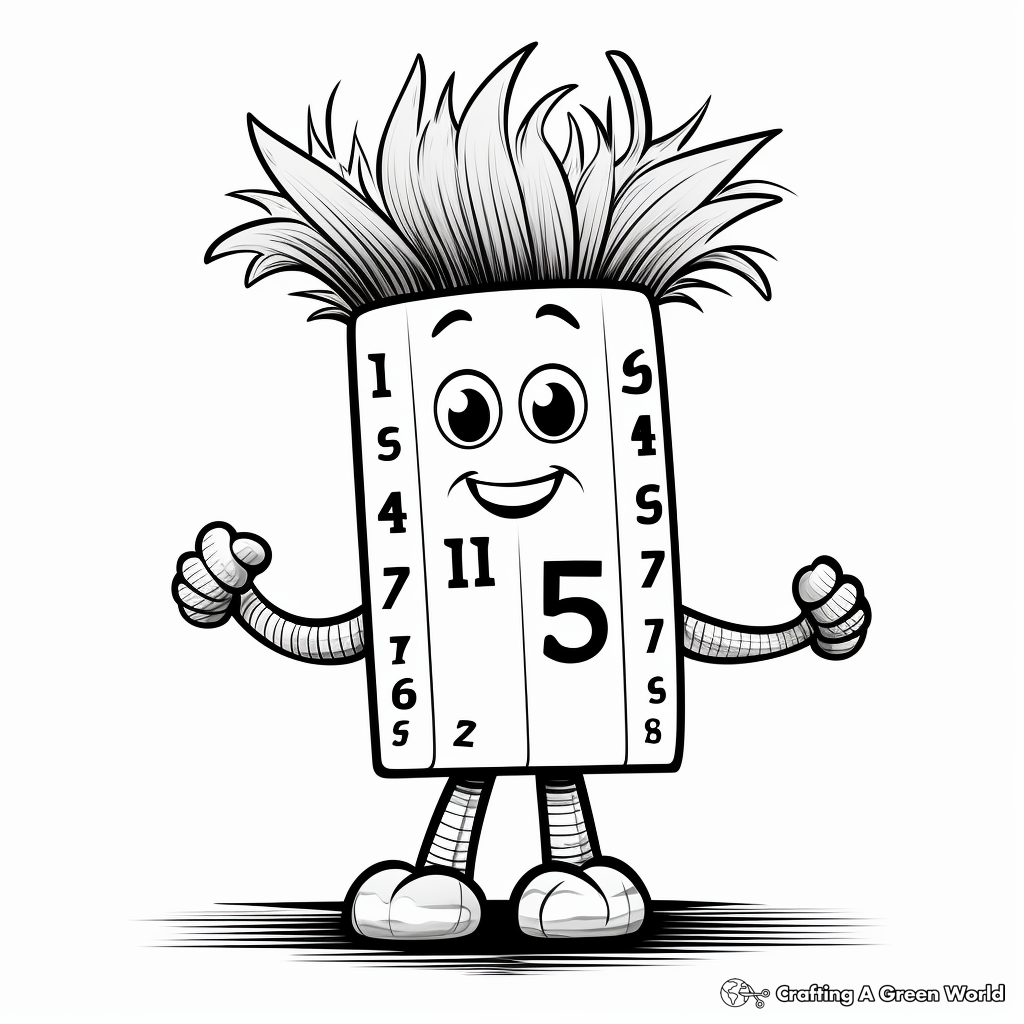 Number coloring pages