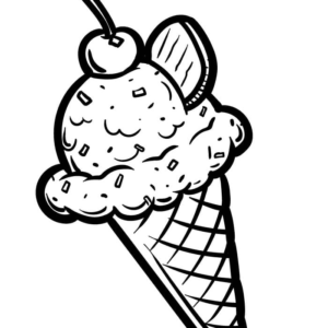 Ice cream coloring pages printable for free download