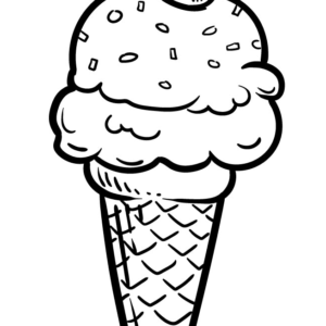 Ice cream coloring pages printable for free download