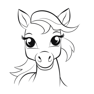 Horse pic sketch png transparent images free download vector files